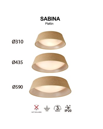 SABINA * PLAFÓN MEDIANO 5L