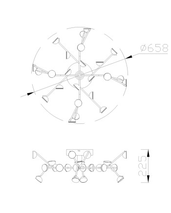 ADN * SEMIPLAFÓN 72W - 3000K