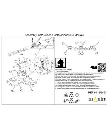 ADN * SEMIPLAFÓN 72W - 3000K
