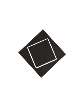 DAKLA * APLIQUE CUADRADO LED 18W NEGRO