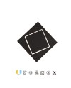DAKLA * APLIQUE CUADRADO LED 18W NEGRO