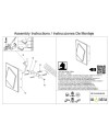 DAKLA * APLIQUE CUADRADO LED 18W NEGRO