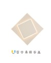 DAKLA * APLIQUE CUADRADO LED 30W BLANCO