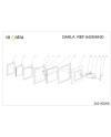 DAKLA * APLIQUE CUADRADO LED 30W BLANCO