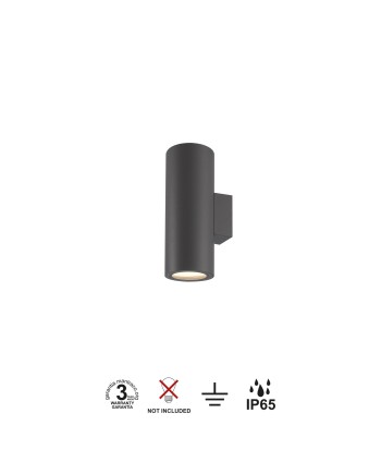 VOLCANO * APLIQUE EXTERIOR IP65  2L*E27