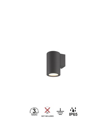 VOLCANO * APLIQUE EXTERIOR IP65  1L*E27