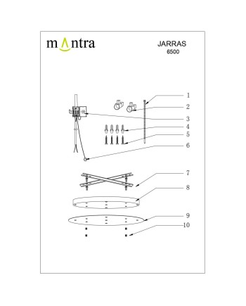JARRAS * KIT LÁMPARA LÁMPARA 5L (SOLO BASE)