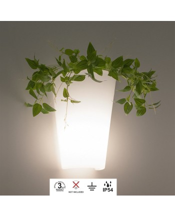 TEJA * APLIQUE EXTERIOR 1L*E27 BLANCO