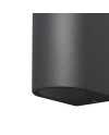 KANDANCHU * APLIQUE EXTERIOR 2L*GU10 GRIS OSCURO