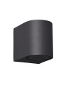 KANDANCHU * APLIQUE EXTERIOR 1L*GU10 GRIS OSCURO