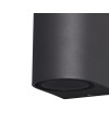 KANDANCHU * APLIQUE EXTERIOR 1L*GU10 GRIS OSCURO