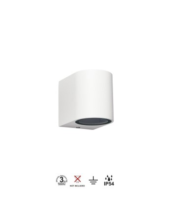KANDANCHU * APLIQUE EXTERIOR 1L*GU10 BLANCO