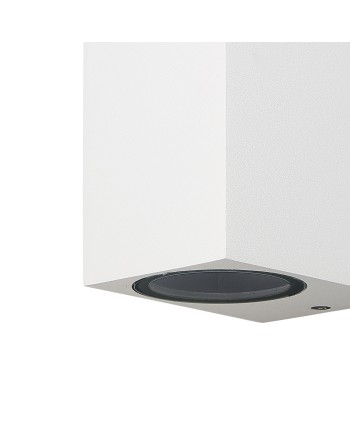 KANDANCHU * APLIQUE EXTERIOR CUAD. 2L*GU10 BLANCO