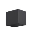 KANDANCHU * APLIQUE EXTERIOR CUAD. 1L*GU10 GRIS OSCURO
