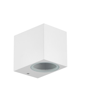 KANDANCHU * APLIQUE EXTERIOR CUAD. 1L*GU10 BLANCO
