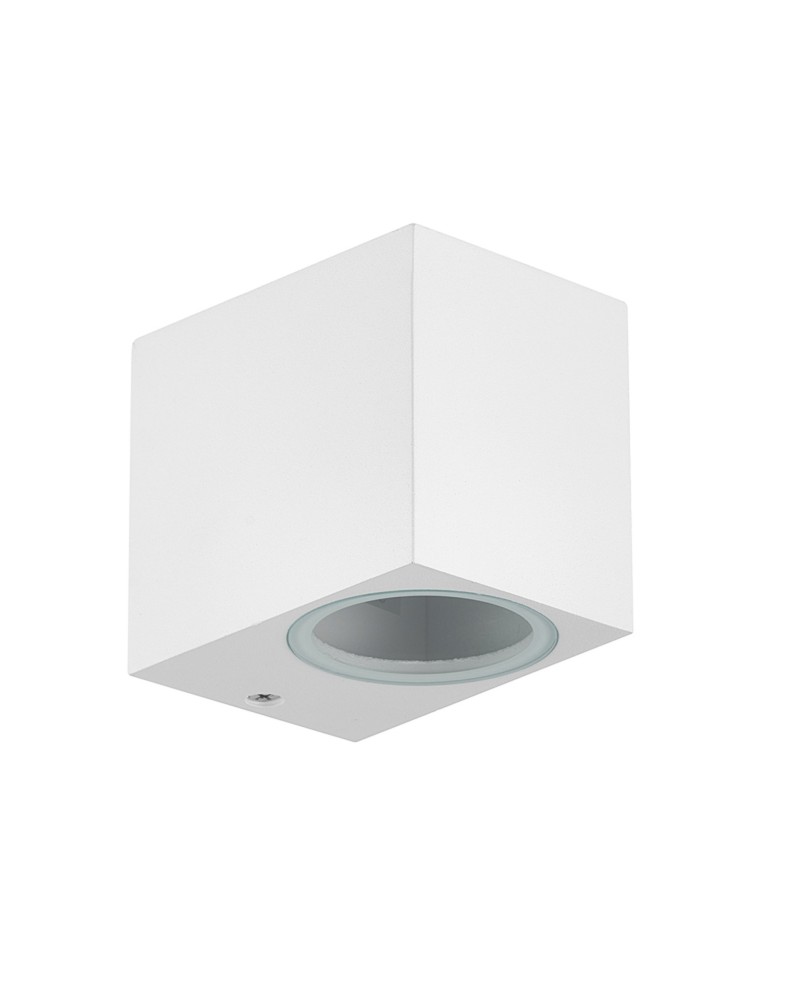 KANDANCHU * APLIQUE EXTERIOR CUAD. 1L*GU10 BLANCO
