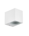 KANDANCHU * APLIQUE EXTERIOR CUAD. 1L*GU10 BLANCO