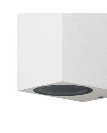 KANDANCHU * APLIQUE EXTERIOR CUAD. 1L*GU10 BLANCO