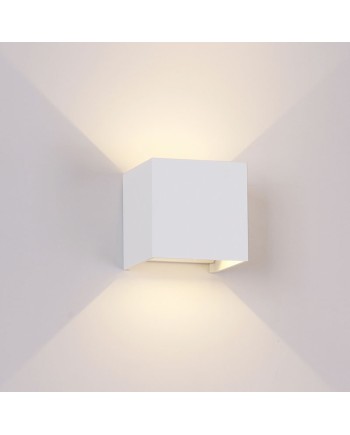 DAVOS * APLIQUE EXTERIOR LED* 2*6W 3000K  BLANCO