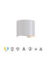 DAVOS * APLIQUE EXTERIOR RED. LED* 2*6W 3000K  BLANCO