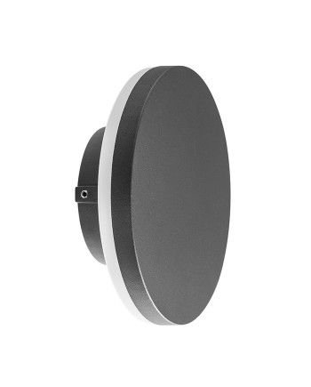 BORA * APLIQUE EXTERIOR RED. LED 9,6W 3000K GRIS OSCURO