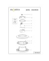 BORA * APLIQUE EXTERIOR RED. LED 9,6W 3000K BLANCO