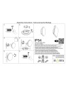 BORA * APLIQUE EXTERIOR CUA. LED 9,6W 3000K BLANCO