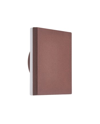 BORA * APLIQUE EXTERIOR CUA. LED 9,6W 3000K CORTEN