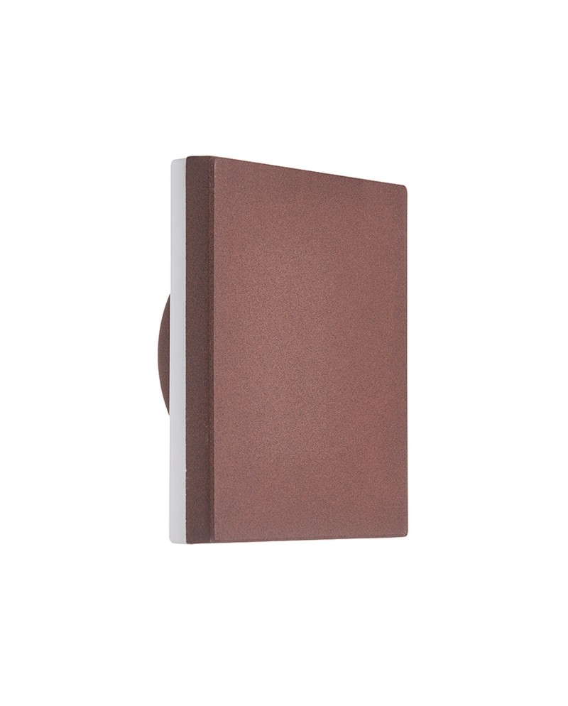 BORA * APLIQUE EXTERIOR CUA. LED 9,6W 3000K CORTEN