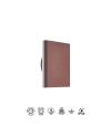BORA * APLIQUE EXTERIOR CUA. LED 9,6W 3000K CORTEN