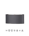 ARCS * APLIQUE EXTERIOR LED 6*1W 3000K GRIS OSCURO