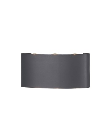 ARCS * APLIQUE EXTERIOR LED 6*1W 3000K GRIS OSCURO