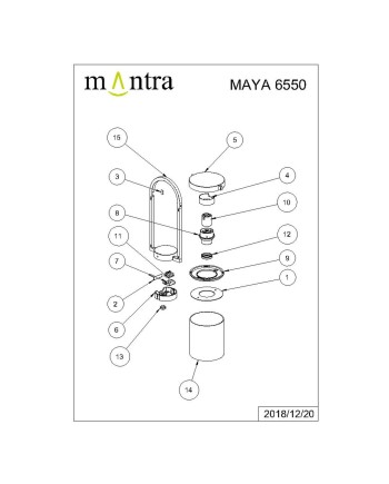 MAYA * SOBREMURO EXTERIOR 1L*E27
