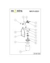 MAYA * APLIQUE EXTERIOR 1L*E27