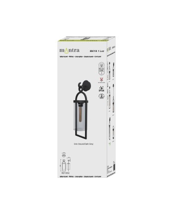 MAYA * APLIQUE LARGO EXTERIOR 1L*E27