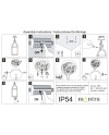 MAYA * PLAFÓN EXTERIOR 1L*E27