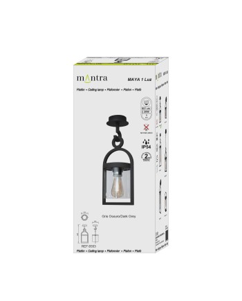 MAYA * PLAFÓN EXTERIOR 1L*E27