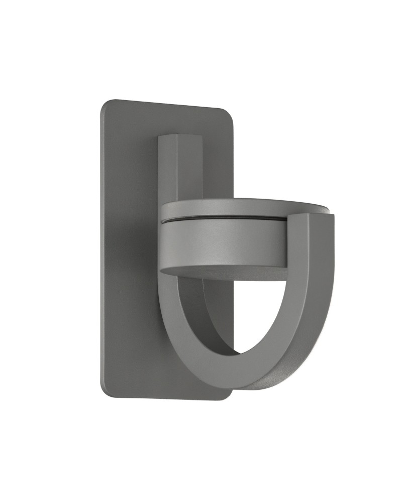IGUAZU * APLIQUE EXTERIOR GIRATORIO 1L*GX53  GRIS OSCURO