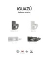IGUAZU * APLIQUE EXTERIOR GIRATORIO 1L*GX53  GRIS OSCURO