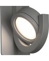 IGUAZU * APLIQUE EXTERIOR GIRATORIO 1L*GX53  GRIS OSCURO
