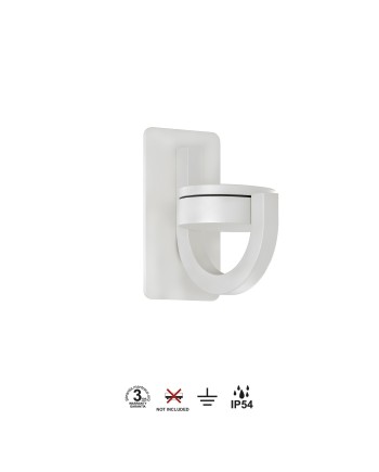 IGUAZU * APLIQUE EXTERIOR GIRATORIO 1L*GX53  BLANCO