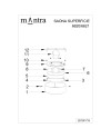 SAONA SUPERFICIE * DOWNLIGHT LED REDONDO - 8W - 3000K