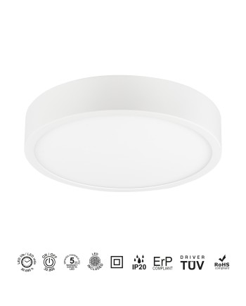 SAONA SUPERFICIE * DOWNLIGHT LED REDONDO - 30W - 3000K