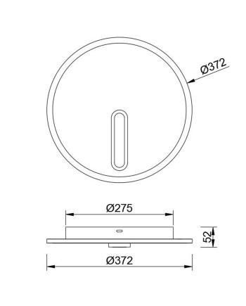 ***OFER/DES*** CLOCK * PLAFÓN REDONDO 30W - 4000K