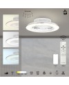 ALISIO * VENTILADOR PLAFÓN BLANCO LED CON MANDO