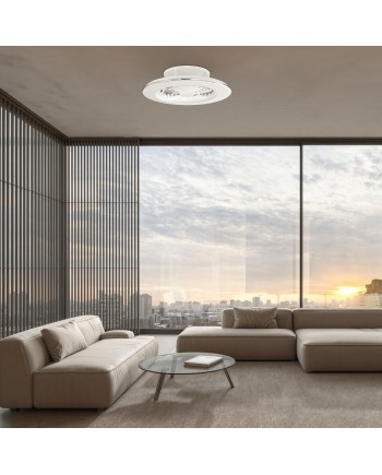 ALISIO * VENTILADOR PLAFÓN BLANCO LED CON MANDO