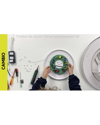 ALISIO * VENTILADOR PLAFÓN BLANCO LED CON MANDO