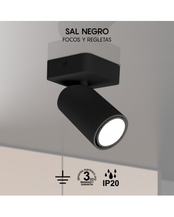 SAL NEGRO * FOCO / APLIQUE 1L GU10
