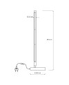 TORCH * SOBREMESA LED  11W BLANCO