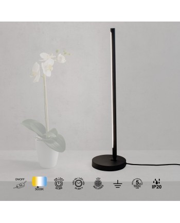 TORCH * SOBREMESA LED  11W NEGRO